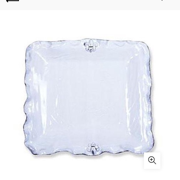 Abigails fleur de lis platter